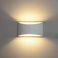 DECKEY Lámpara de Pared de Cerámica- Iluminación Decorativa en Yeso Luz de Pared LED Arriba Abajo- Efecto de Luz…
